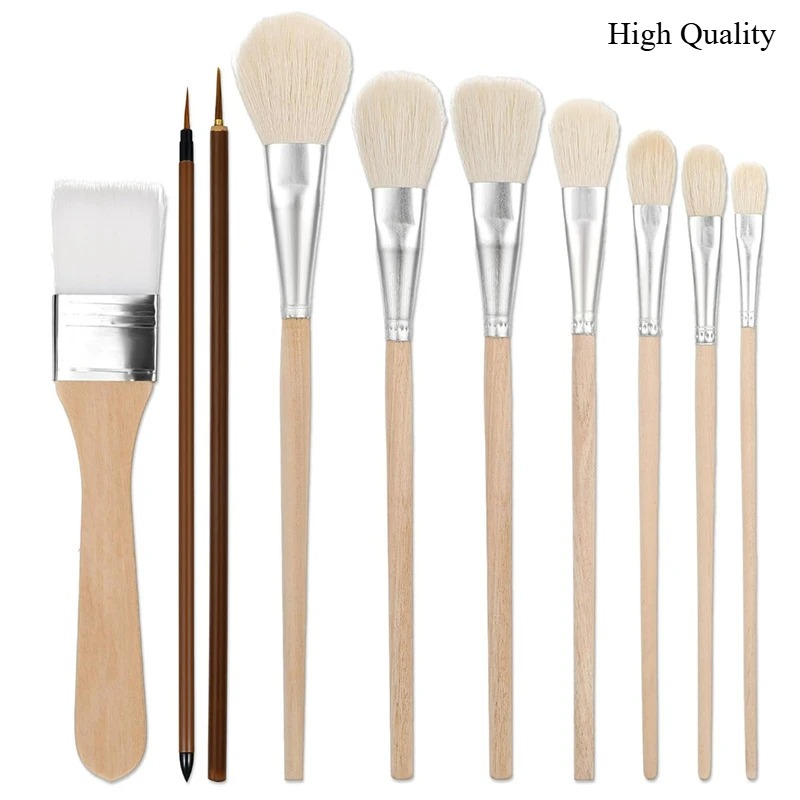 Gouache Paint Set - Conjunto de Pincéis Profissionais de Cabelo