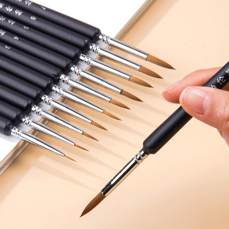 Pincel de Detalhe Fino, Linha  - Gouache Paint Set avaliação e preço