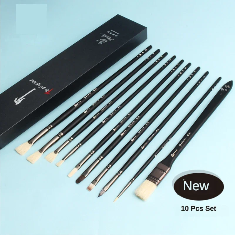 Conjunto de 10 Pincéis para Ti - Gouache Paint Set avaliação e preço