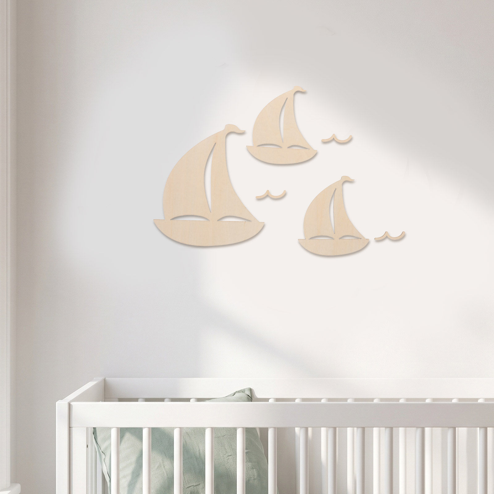 6 peças de recortes de madeira - Art And Craft For Nursery avaliação e preço