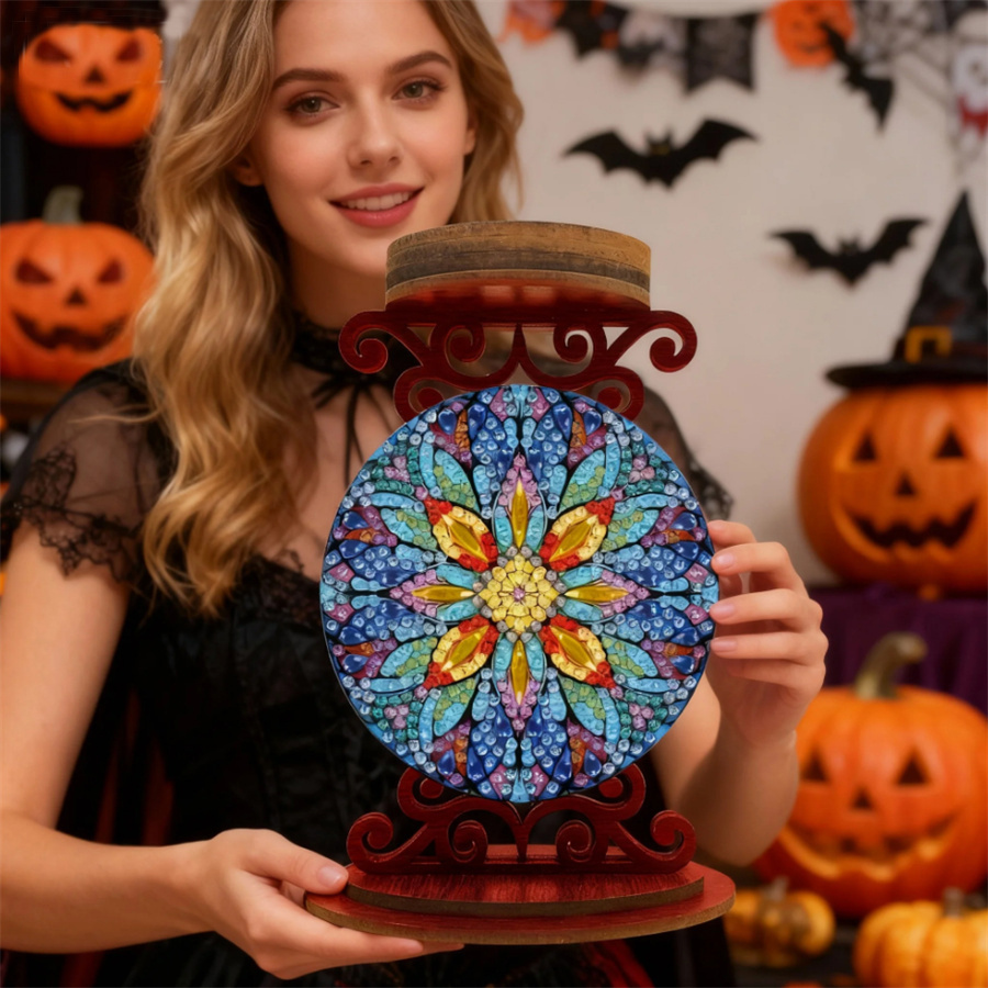 Porta-velas com motivos florai - Art Craft Kit avaliação e preço
