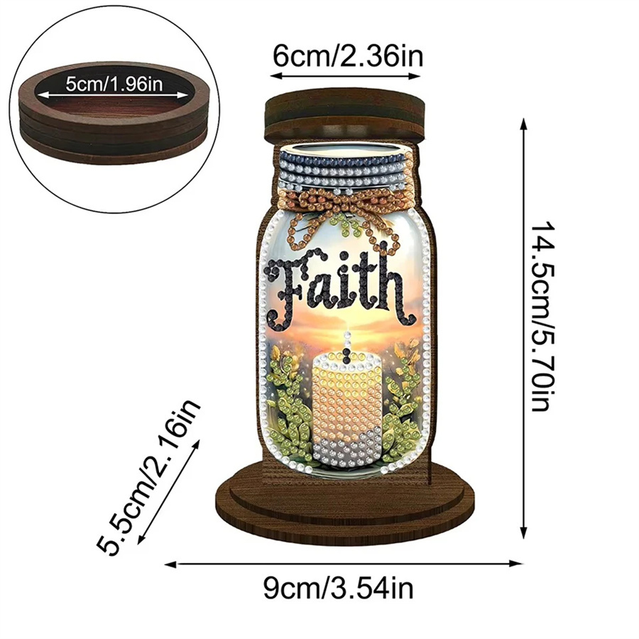 Porta-velas com tema de amor,  - Art Craft Kit avaliação e preço