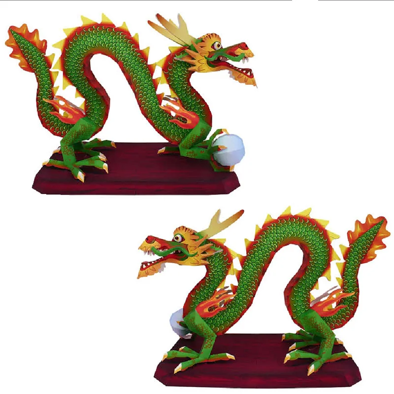 Dragão chinês loong artesanal  - Art Craft Cardboard avaliação e preço