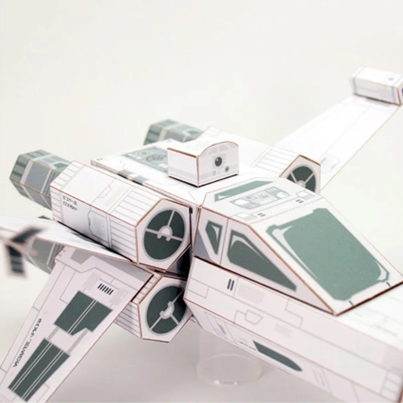 X-WING lutador modelo de papel - Art Craft Cardboard avaliação e preço